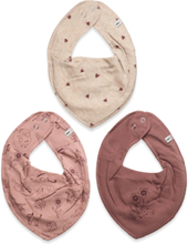 Bandana Bib Girl -Aop Baby & Maternity Care & Hygiene Dry Bibs Multi/patterned Pippi