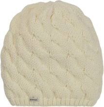 BURTON Stout Damen Beanie gemütliche Winter-Mütze kuschelige Feinstrick-Mütze mit Fleece gefüttert 13420103100 Woll-Weiß