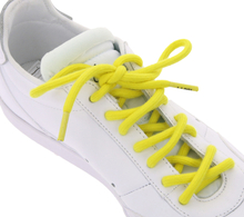 TubeLaces Schuhe Schnürsenkel farbenfrohe Schuhbänder Happy Gelb